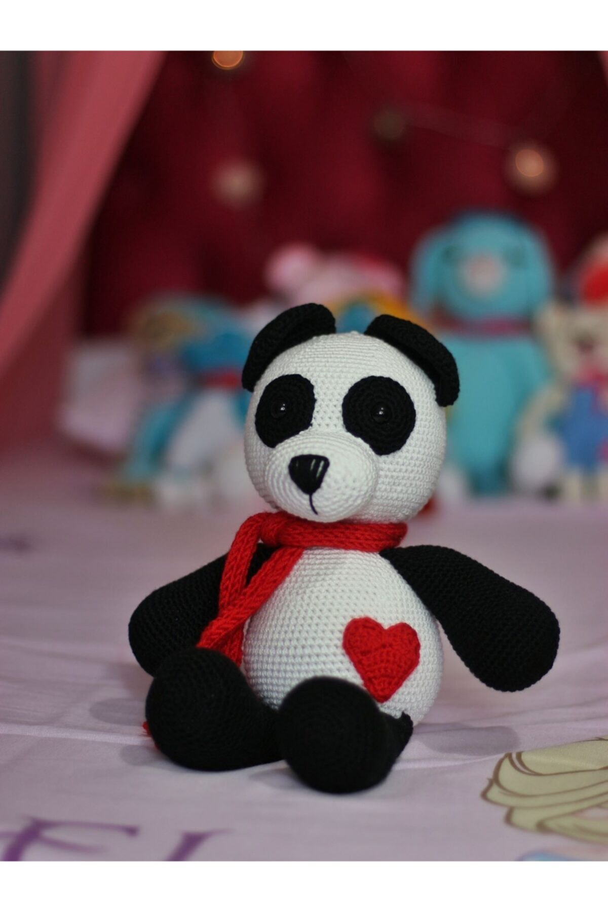 Little Lemur Amigurumi %100 Organik Pandacık Bebek