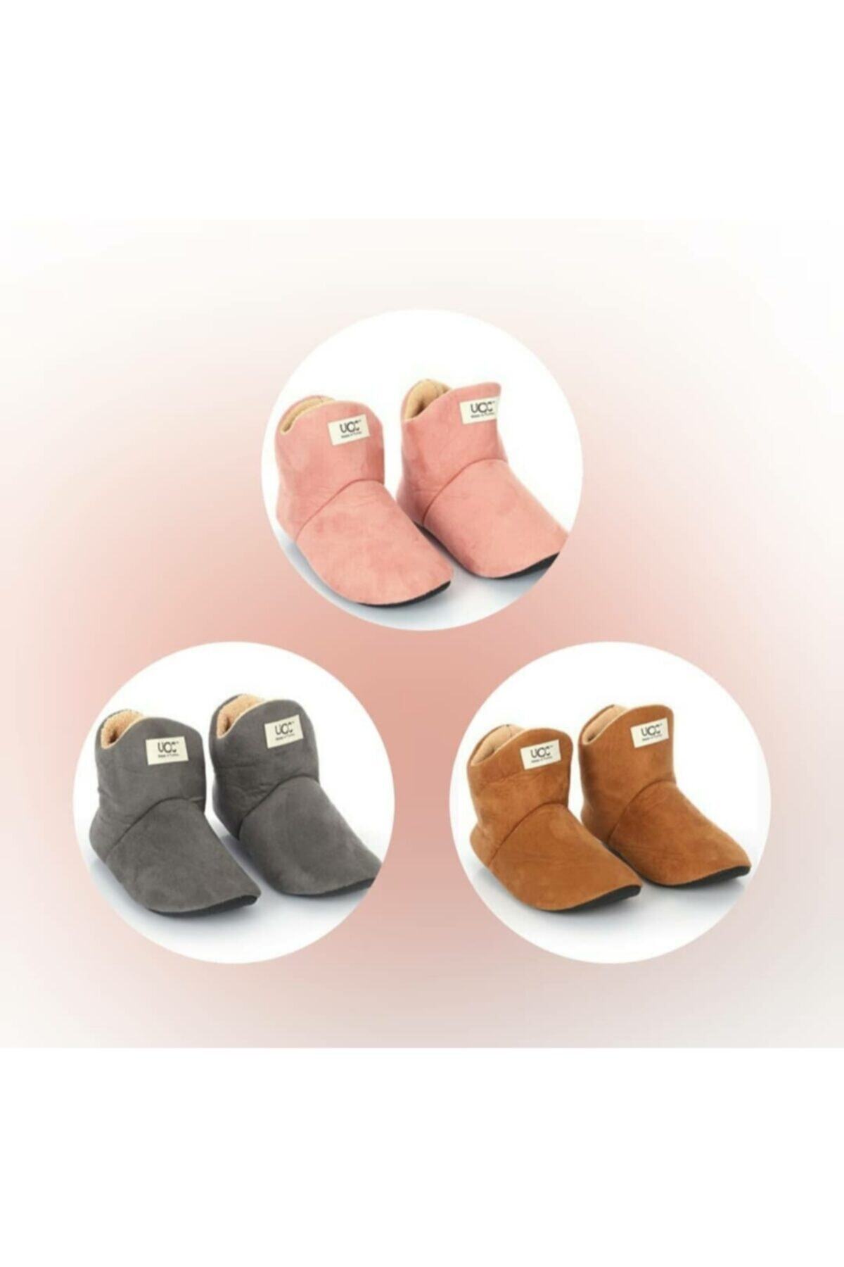 STİLWOLL Ugg Bot 3 Çift 3 Renk 39 Numara
