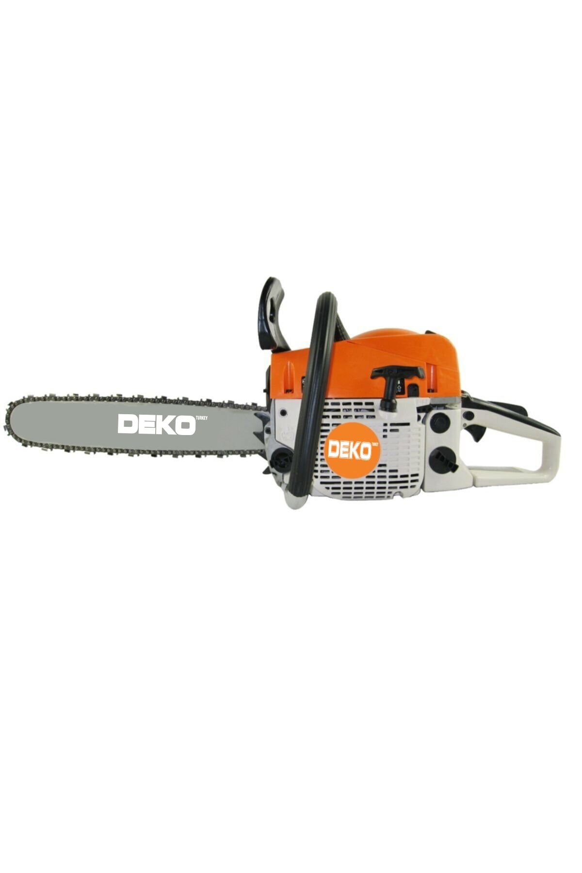 DEKO TURKEY Tt58 4.3 Hp Ağaç Motoru58 Cc Benzinli Testere Ağaç Odun Kesme Makinası+fiber Saplı Balta