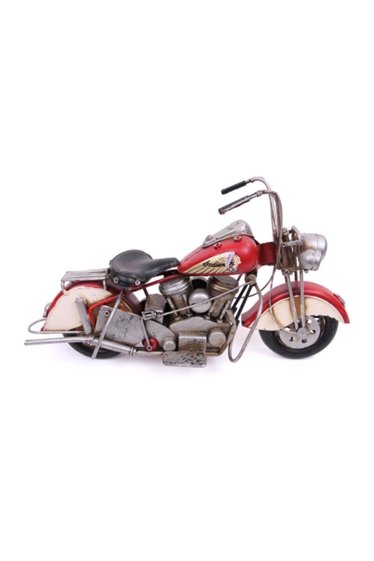 Mbois Nostaljik Vintage Tarz Dekoratif Metal Chopper Motosiklet