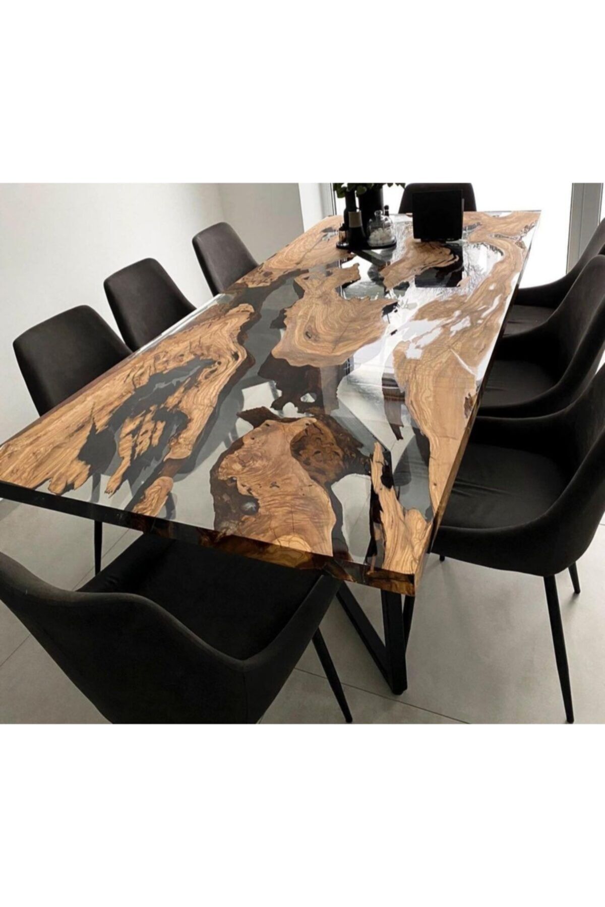 Konyalı Sanat Epoksi Yemek Masası