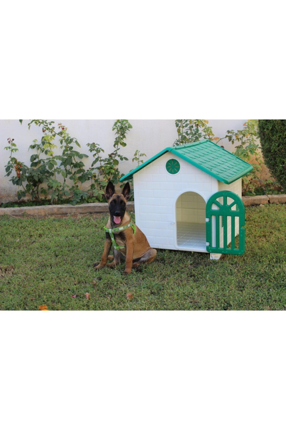FRIENDLYPLAST Kedi Köpek Kulübesi Kırmızı