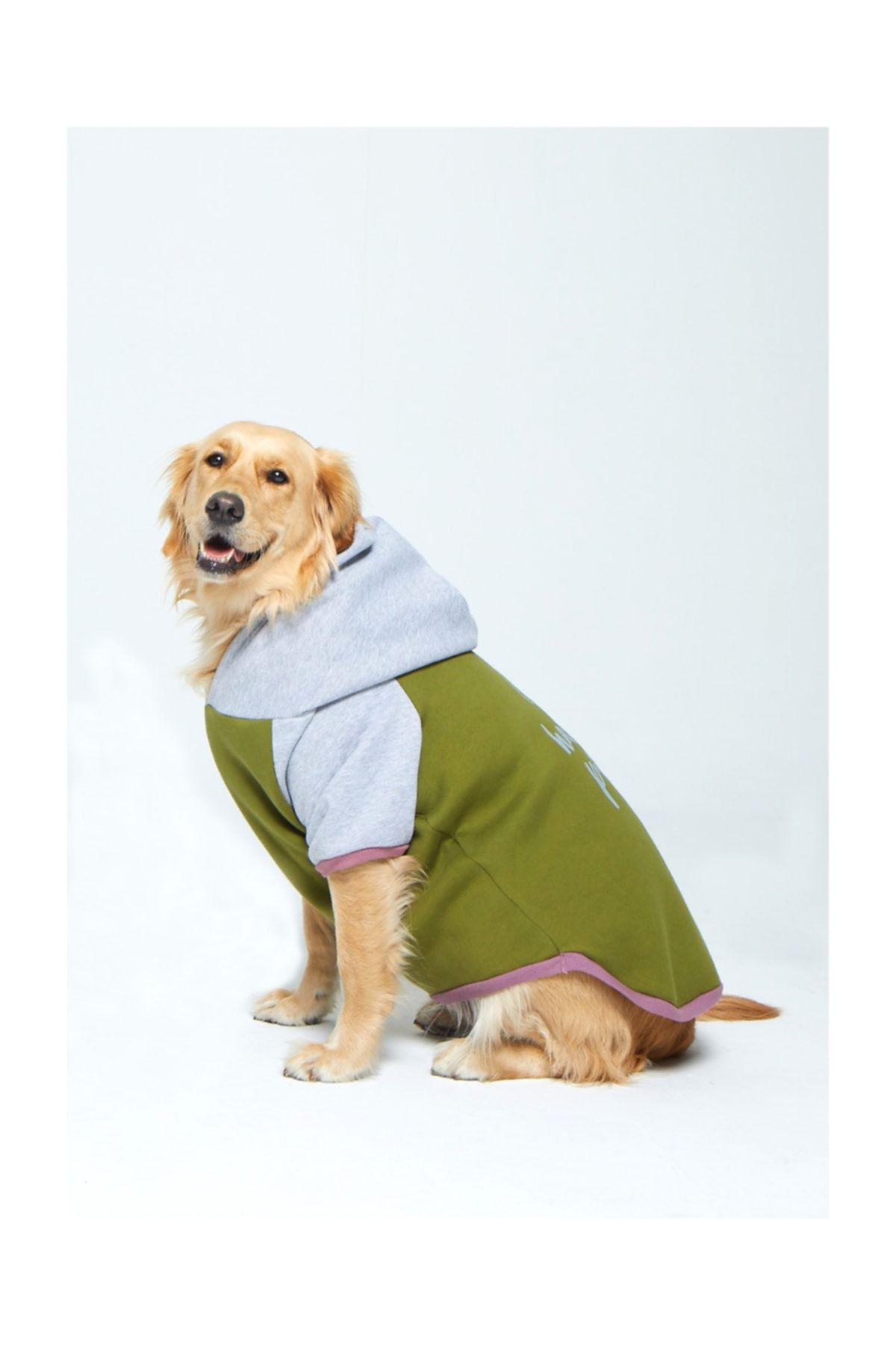 Ponchic Kapşonlu Baskılı Köpek/kedi Sweatshirtü S Beden