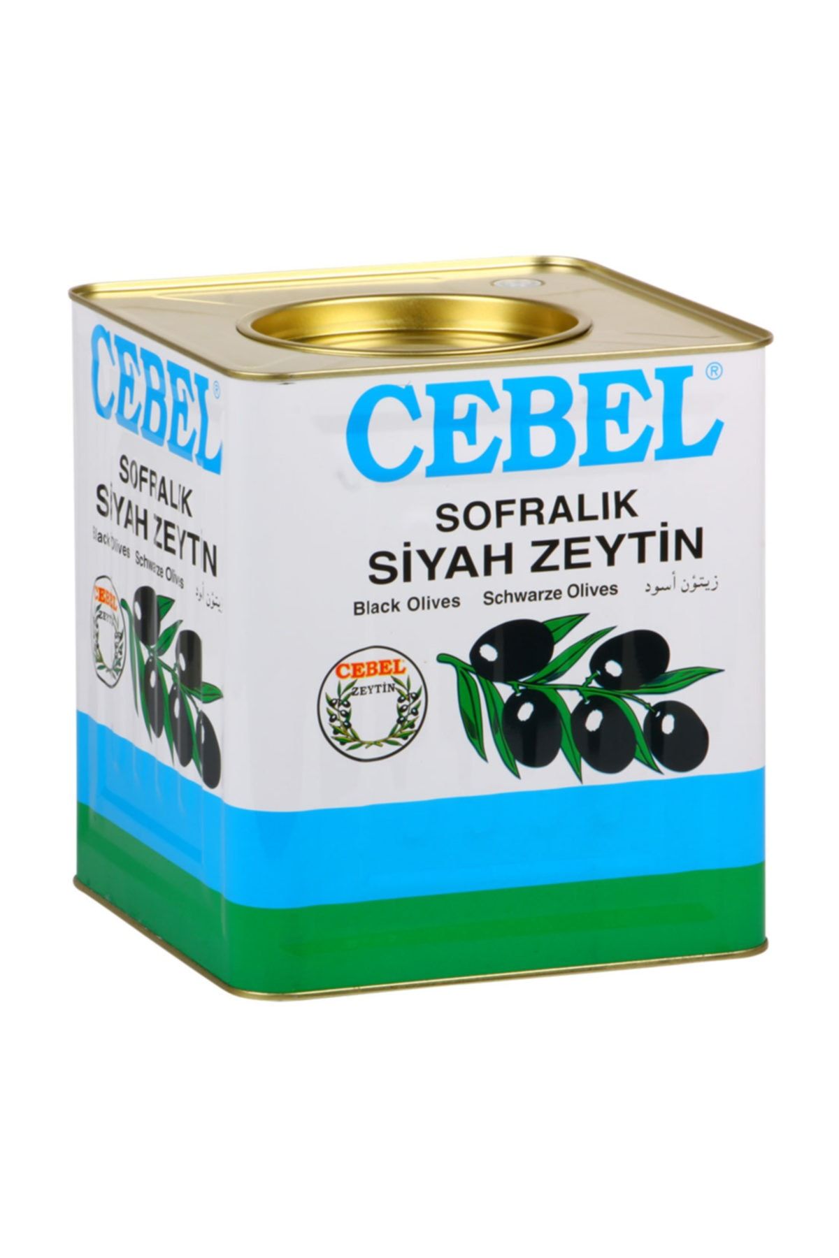 Cebel Siyah Zeytin Baş 10 kg
