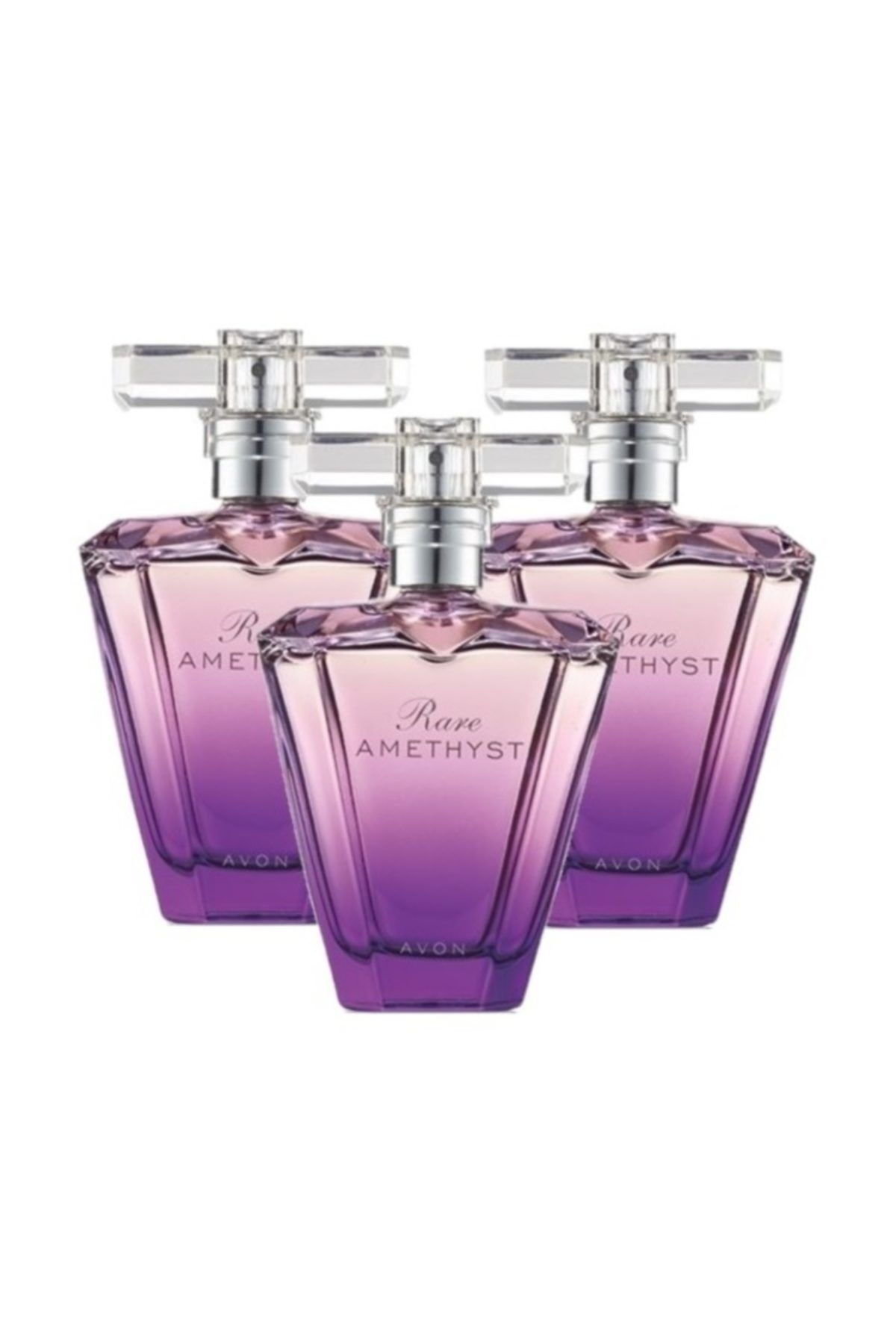 AVON Rare Amethyst Edp 50ml Kadın Parfüm Üçlü Set