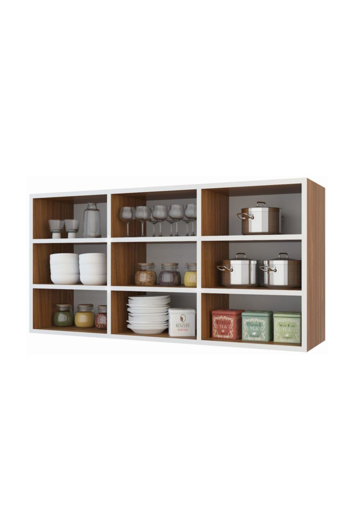 Kenzlife hazır mutfak hortus cvz 060*120*22 mutfak banyo dolabı raflı