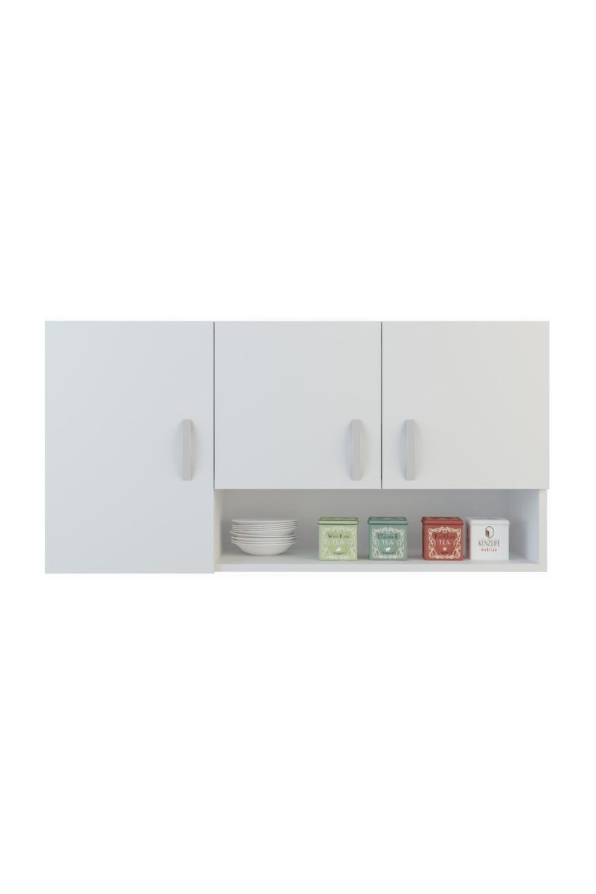 Kenzlife hazır mutfak mirandus byz 060*120*32 mutfak banyo dolabı kapaklı raflı