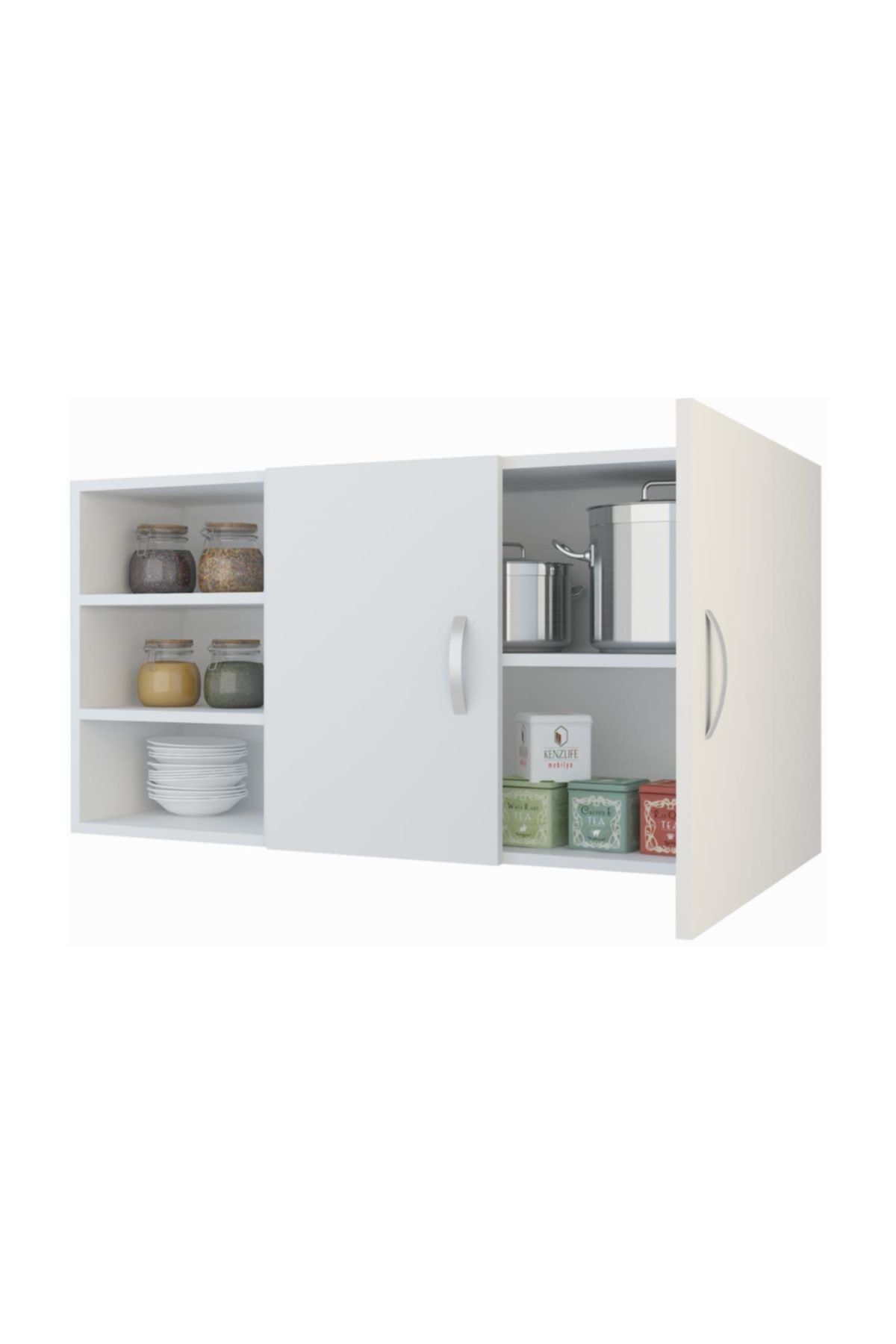 Kenzlife hazır mutfak castus byz 060*120*22 mutfak banyo dolabı kapaklı raflı