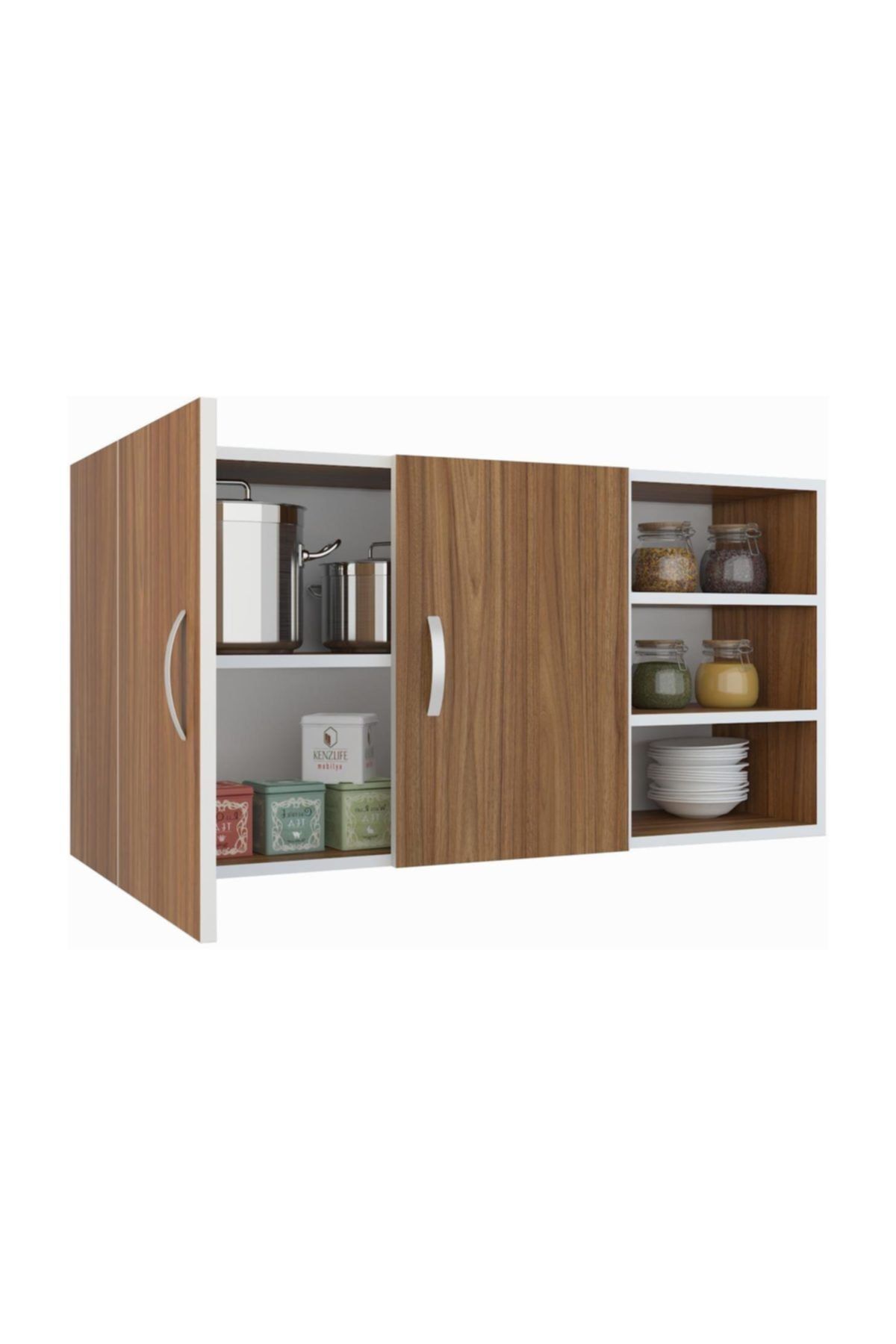 Kenzlife hazır mutfak fulvus cvz 060*120*32 mutfak banyo dolabı kapaklı raflı