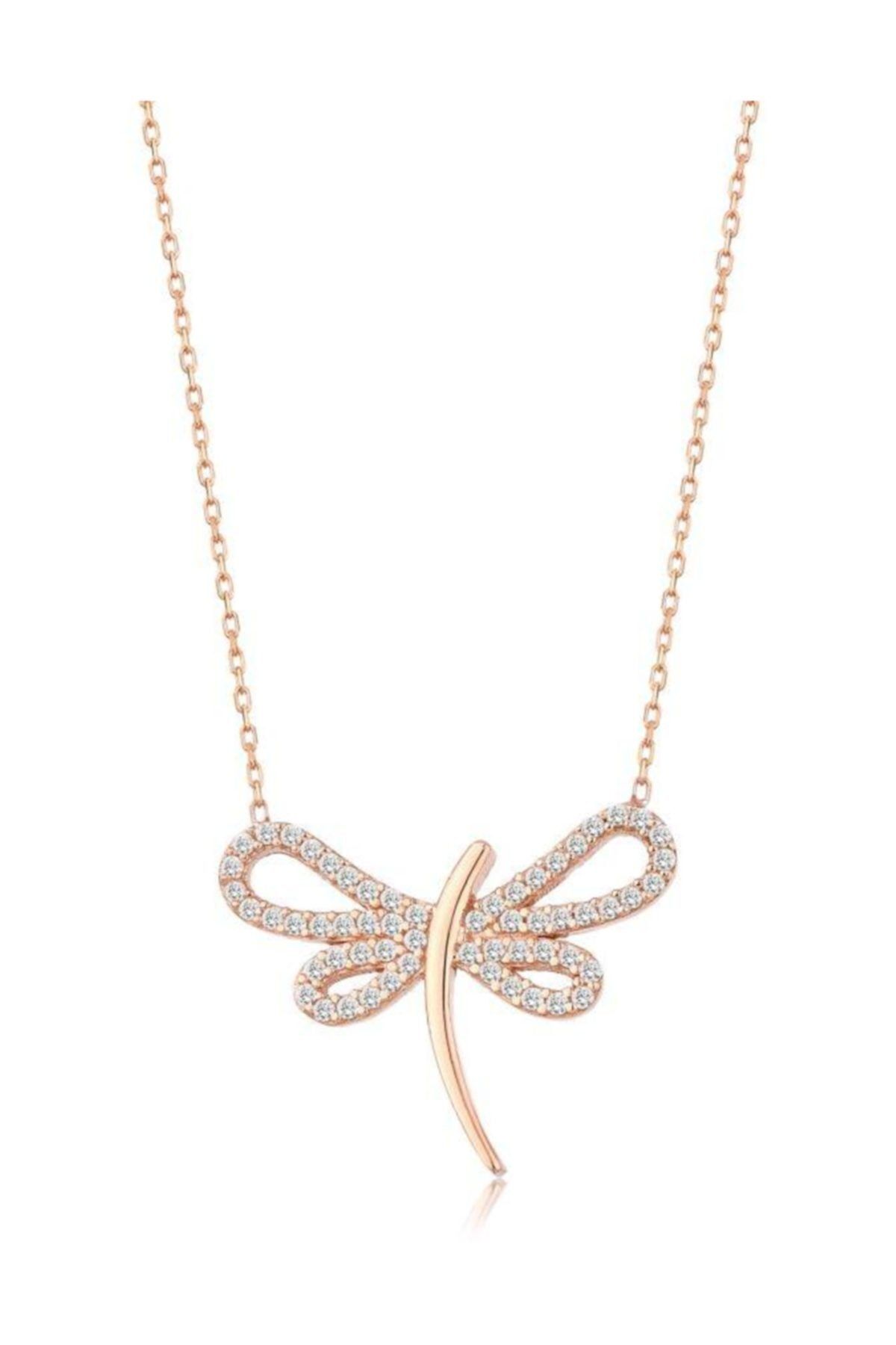 Mai Silver Kadın Rose 925 Gümüş Yusufçuk Kolye MA_KL_1097