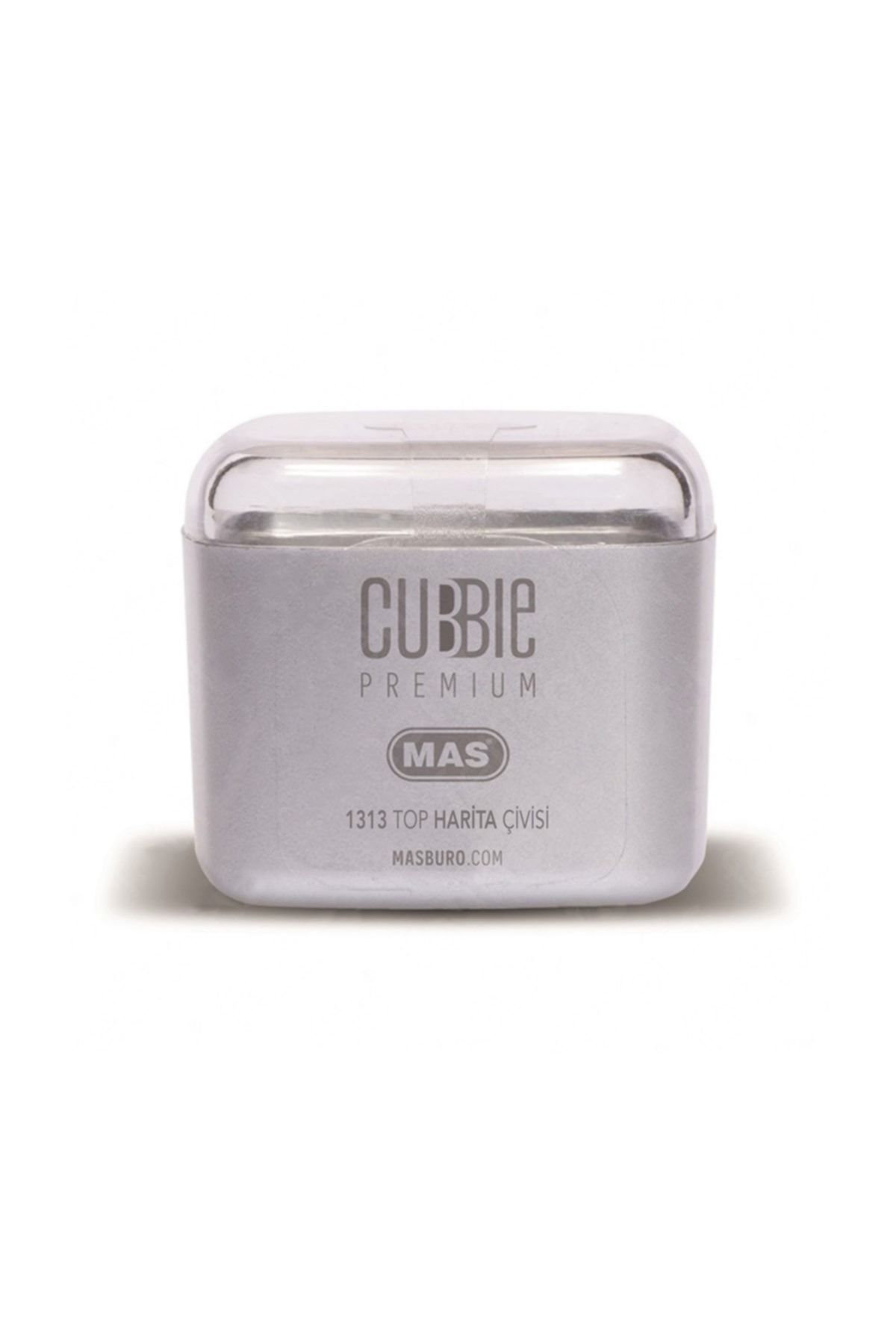 Mas 1313 Cubbie Premium Top Harita Çivisi Silver X 8 Paket