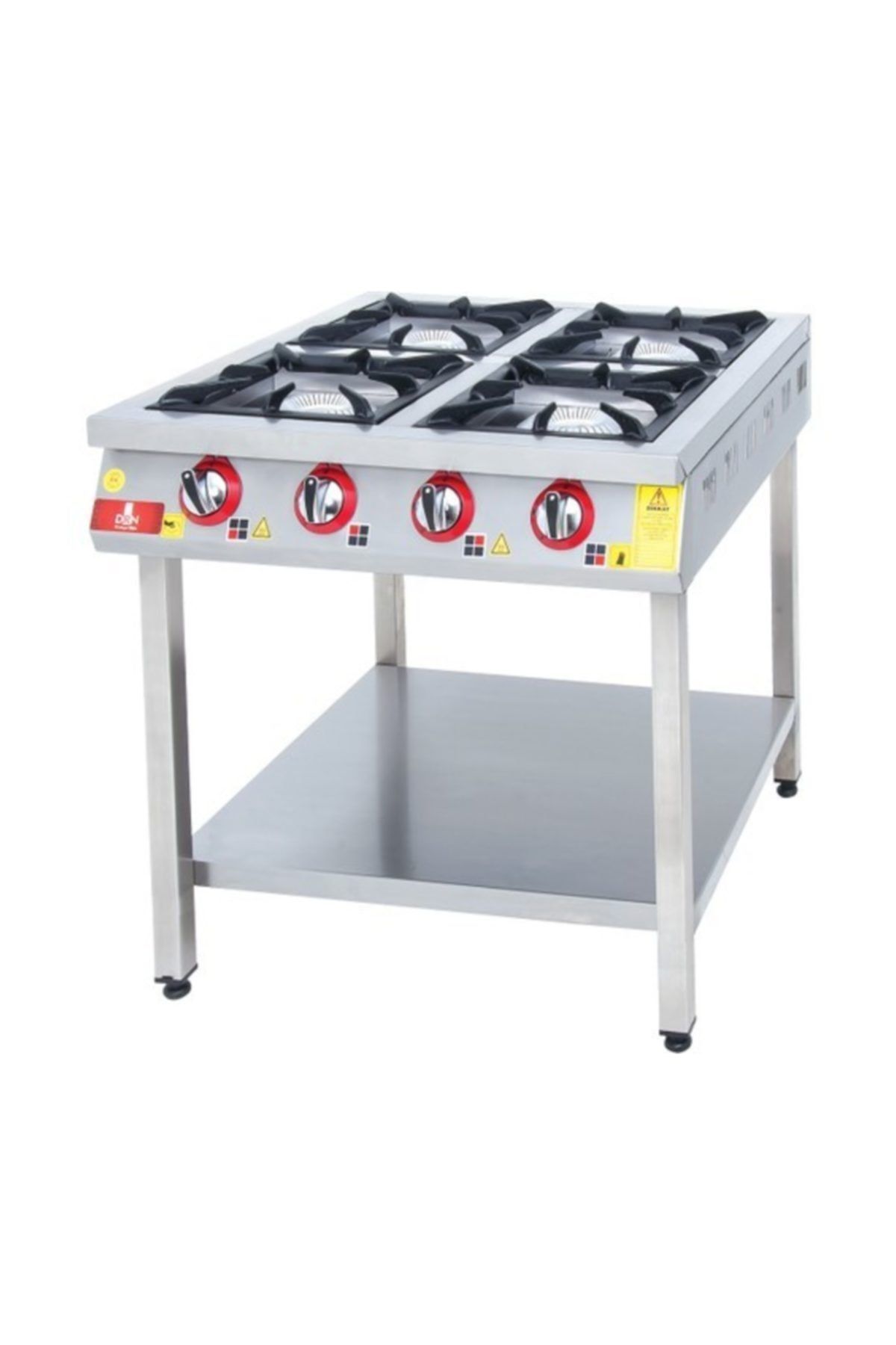DRN Taban Raflı Ocak 4'lü - 80 X 80 - Doğalgaz