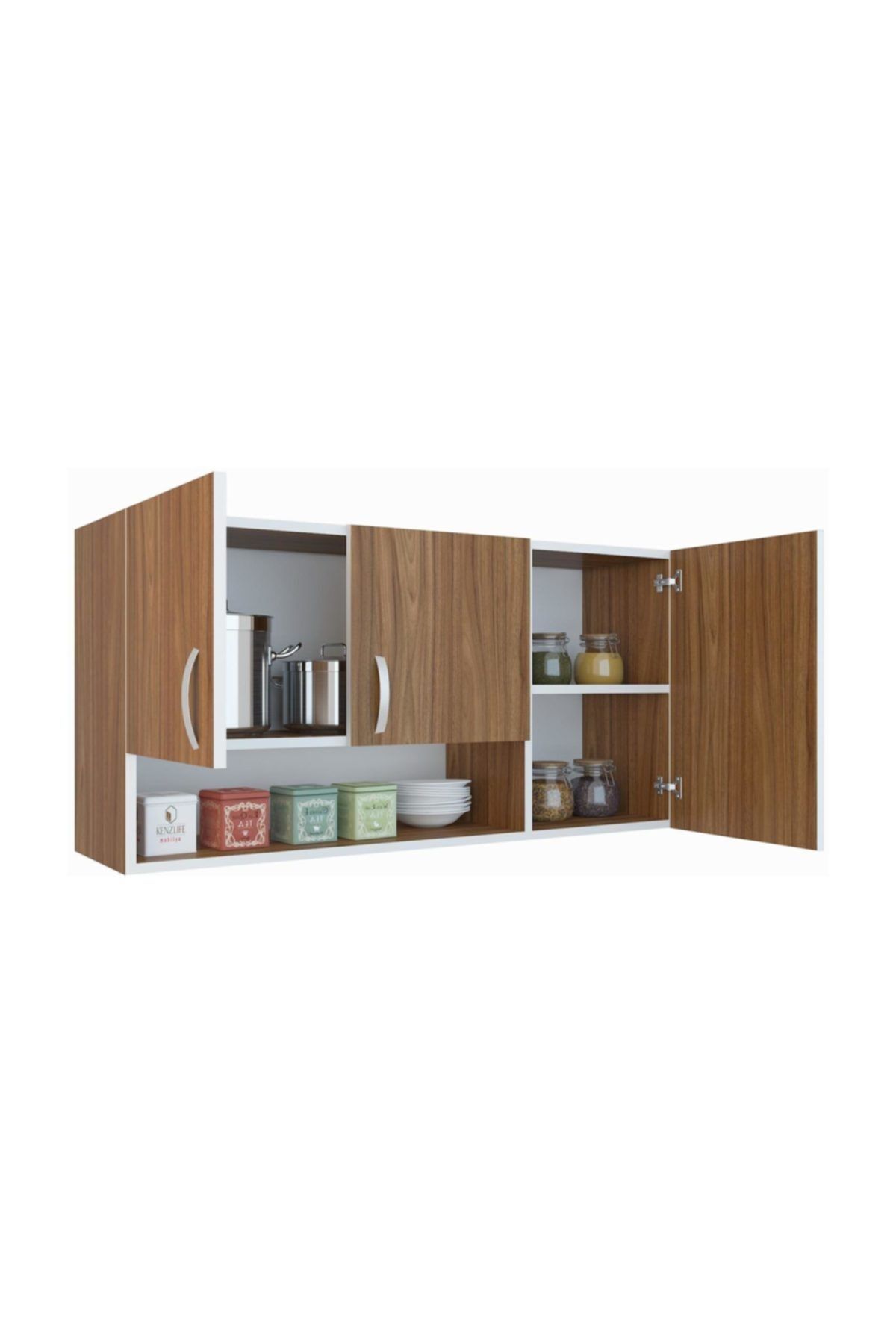 Kenzlife hazır mutfak mirena cvz 060*120*32 mutfak banyo dolabı kapaklı raflı