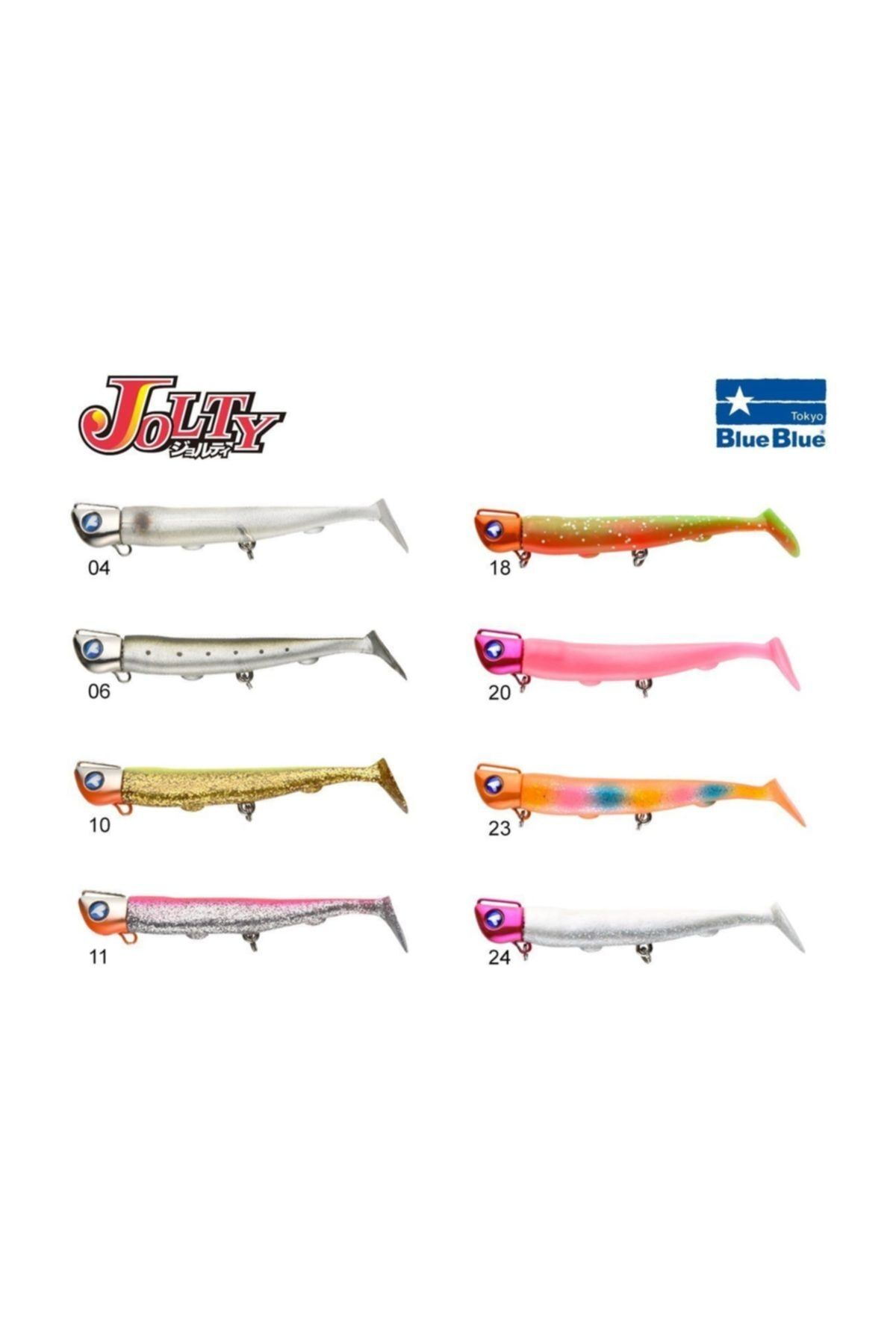 BLUEBLUE Jolty Silikon & 15g Jighead