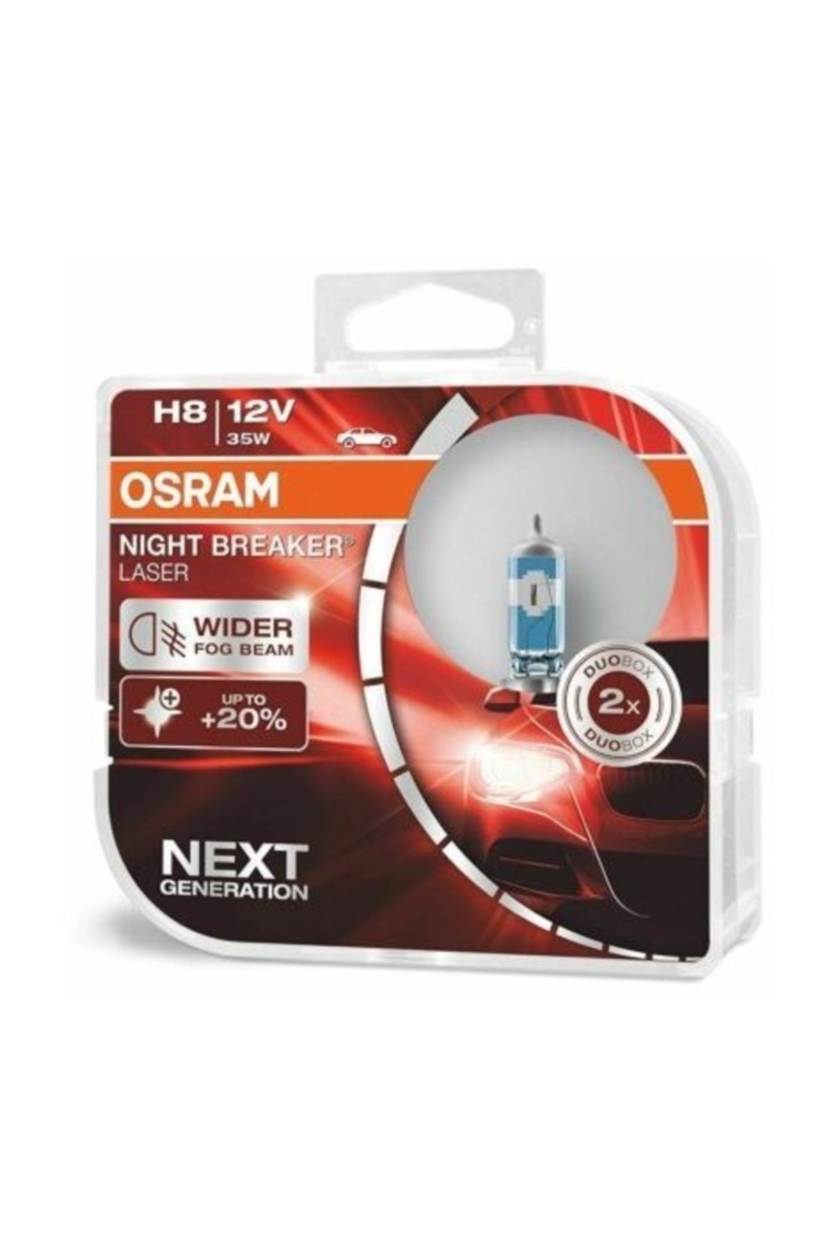 Osram Night Breaker Laser H8 Ampul Takımı %150 Daha Fazla Işık
