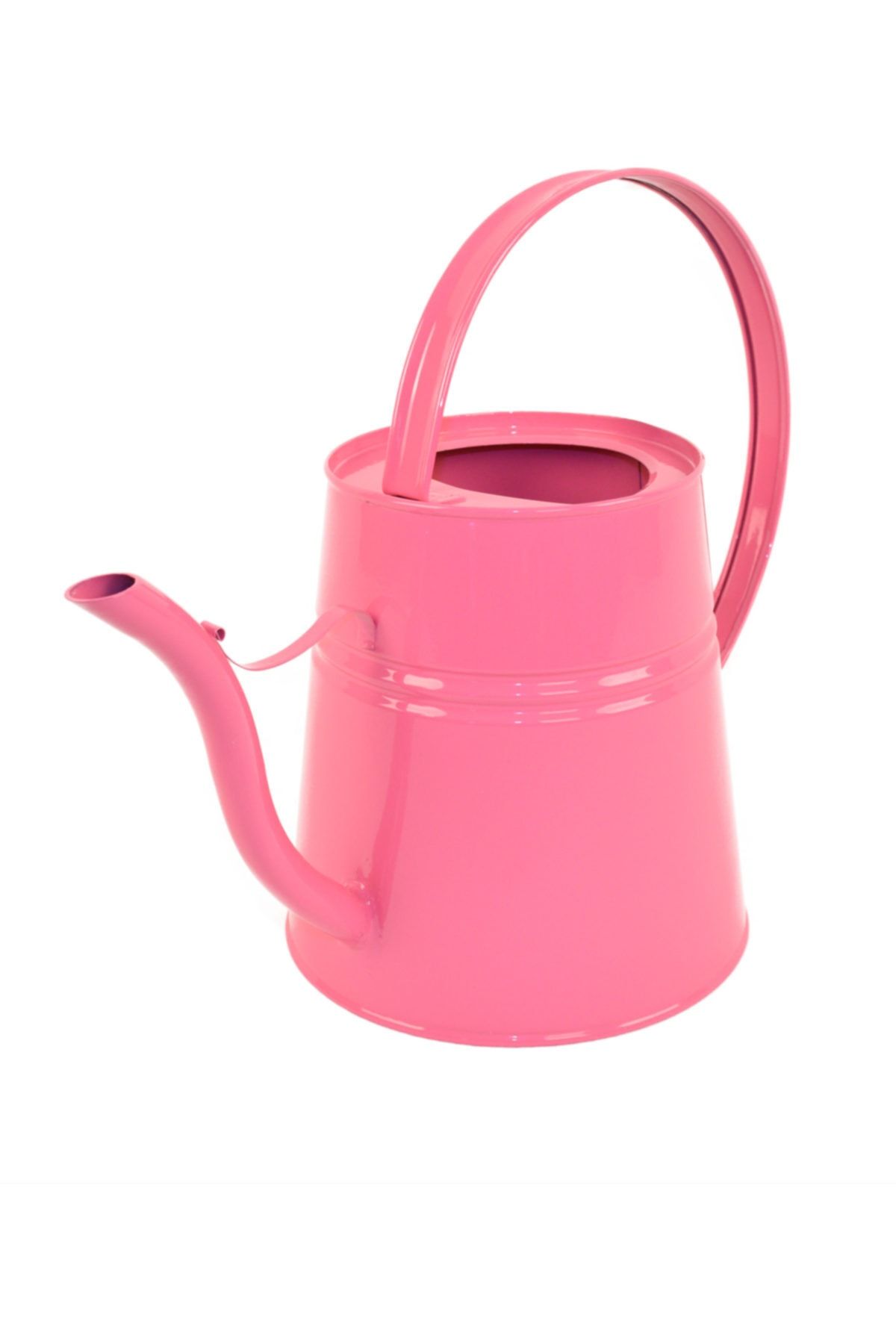 Desen Dekorasyon Çiçek Sulama Kabı Metal Sulak 2 lt Pembe
