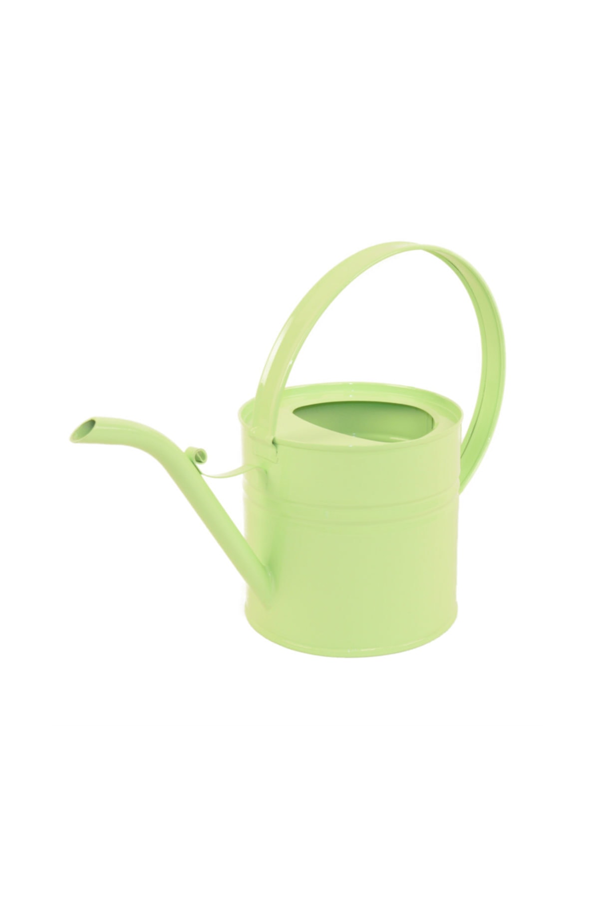 Desen Dekorasyon Çiçek Sulama Kabı Metal Sulak 1 Litre Açık Yeşil