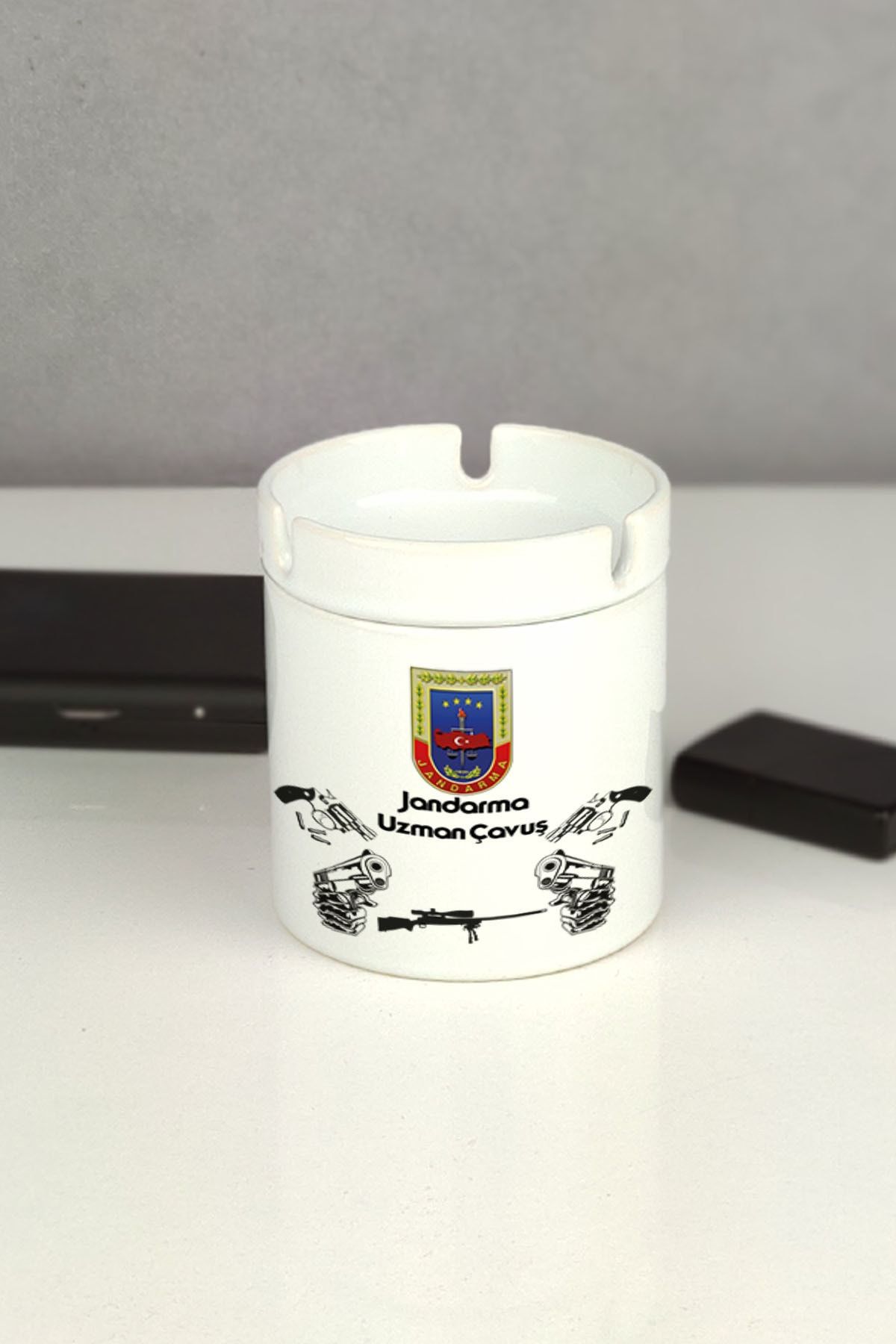 Hediyelen Jandarma Uzman Çavuş Kokusuz Küllük