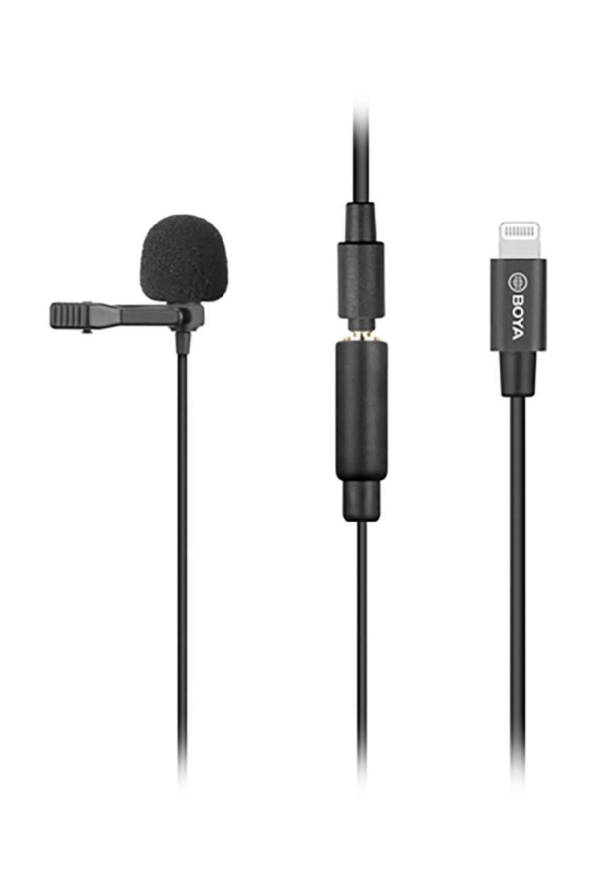 BOYA By-m2, Iphone 7 Telefon Için, Kablolu Yaka Mikrofonu