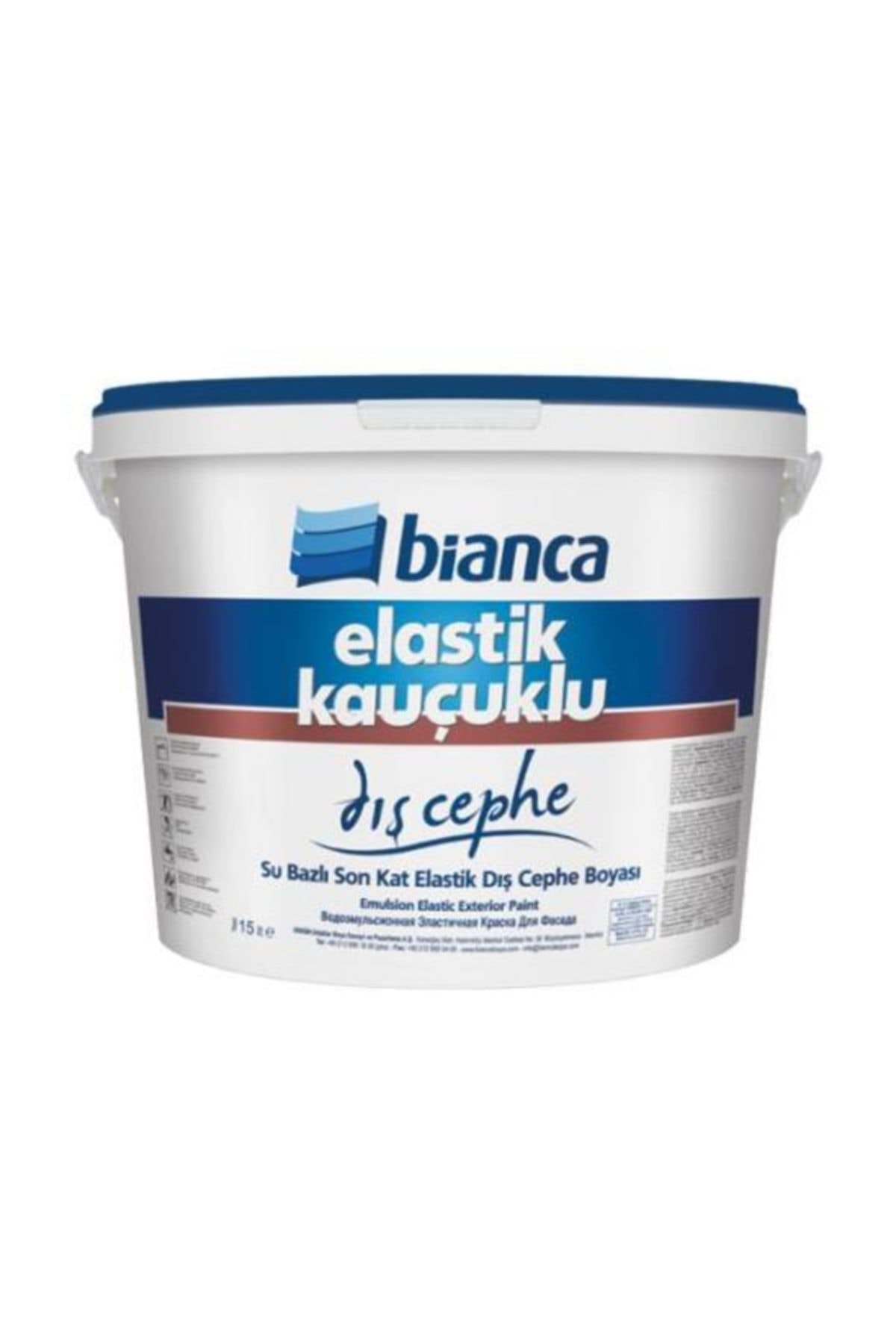 Bianca Elastik Kauçuklu Dış Cephe 15lt 0101 Beyaz