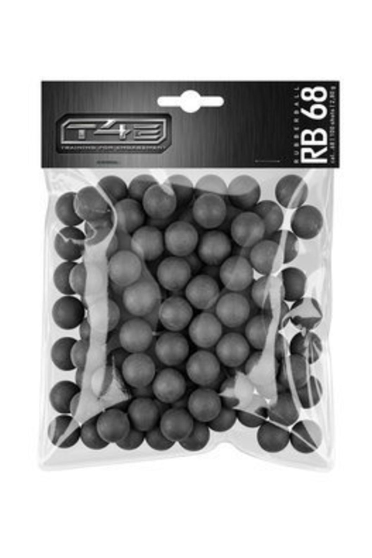 Umarex T4e .68 Kalibre Siyah Rubberball (100 Adet)