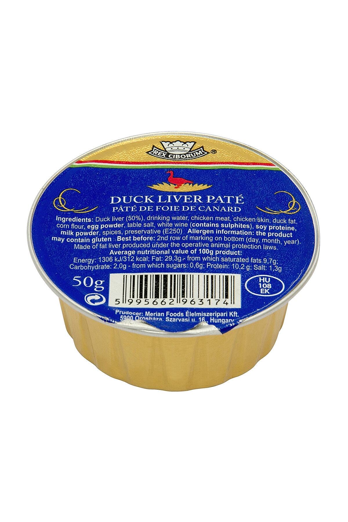 Rex Ciborum Rex Ciborum Ördek Ciğeri Pate 50 G