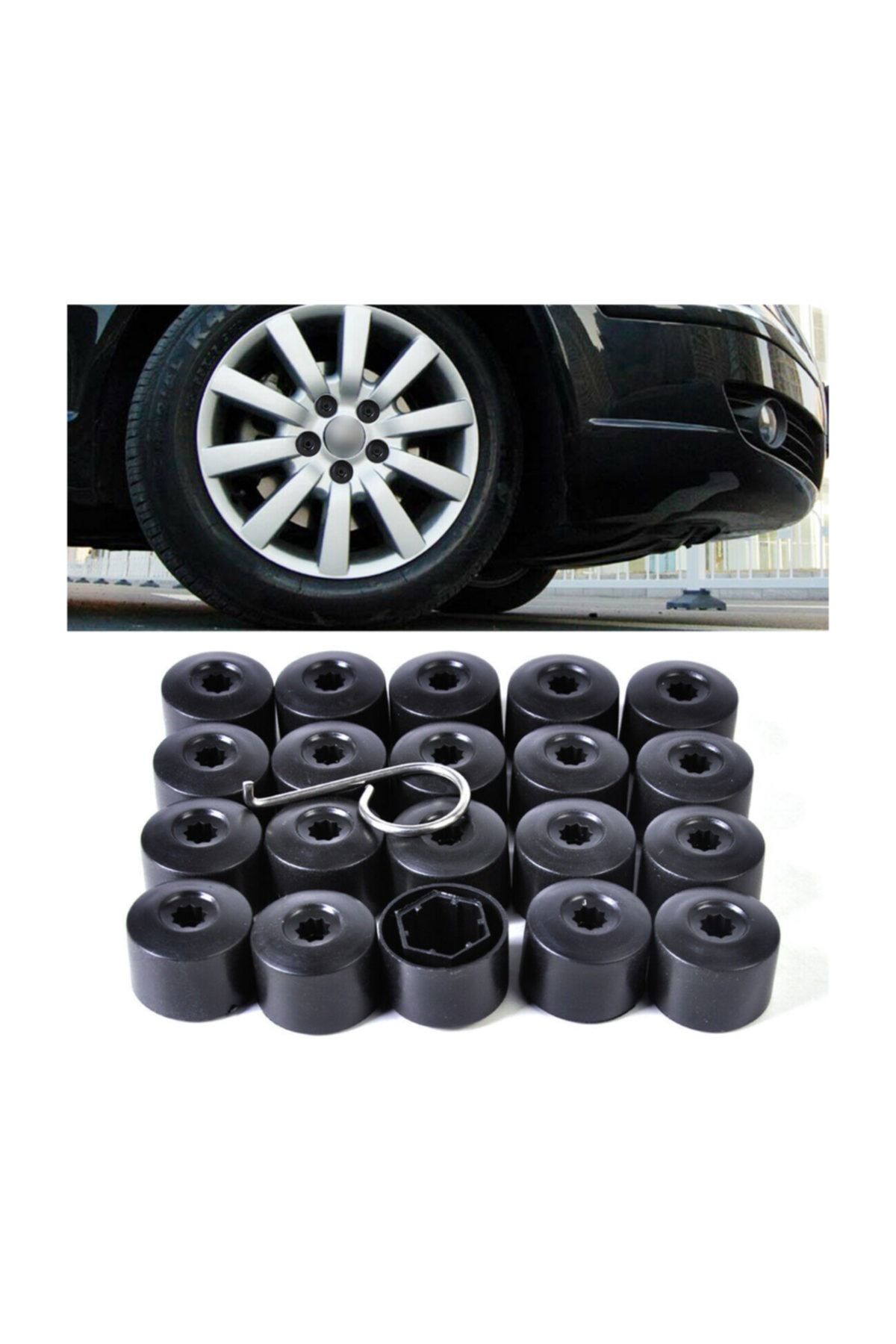 parçazamanı Volkswagen Golf 5 2005-2009 Bijon Kapağı 20 Adet Şifresiz