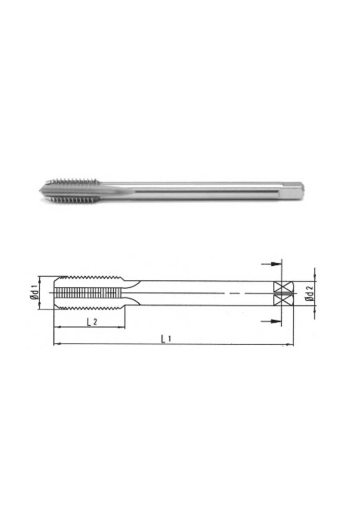 Makina Takım M14x1.25 Hss-e Din374/c Ince Diş Makina Kılavuzu-mte