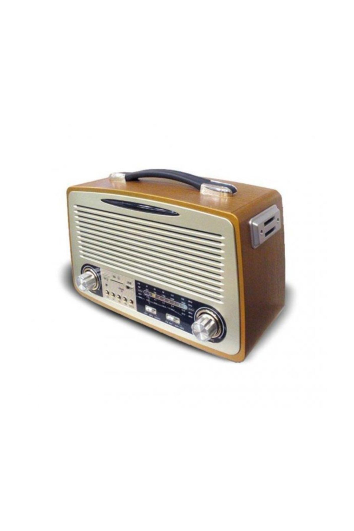 Kemai Nostalji Radyo Md-1700bt Bluetooth%2bfm Radyo Usb Sd Kart Açık Ahşap