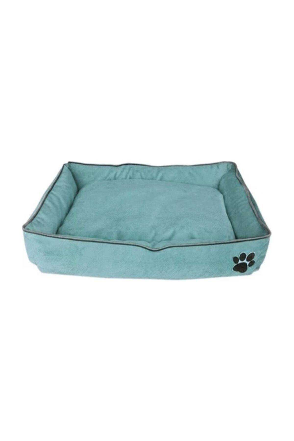 Nohov Tay Tüyü Köpek Yatağı M 17 X 60 X 80 Cm Turkuaz