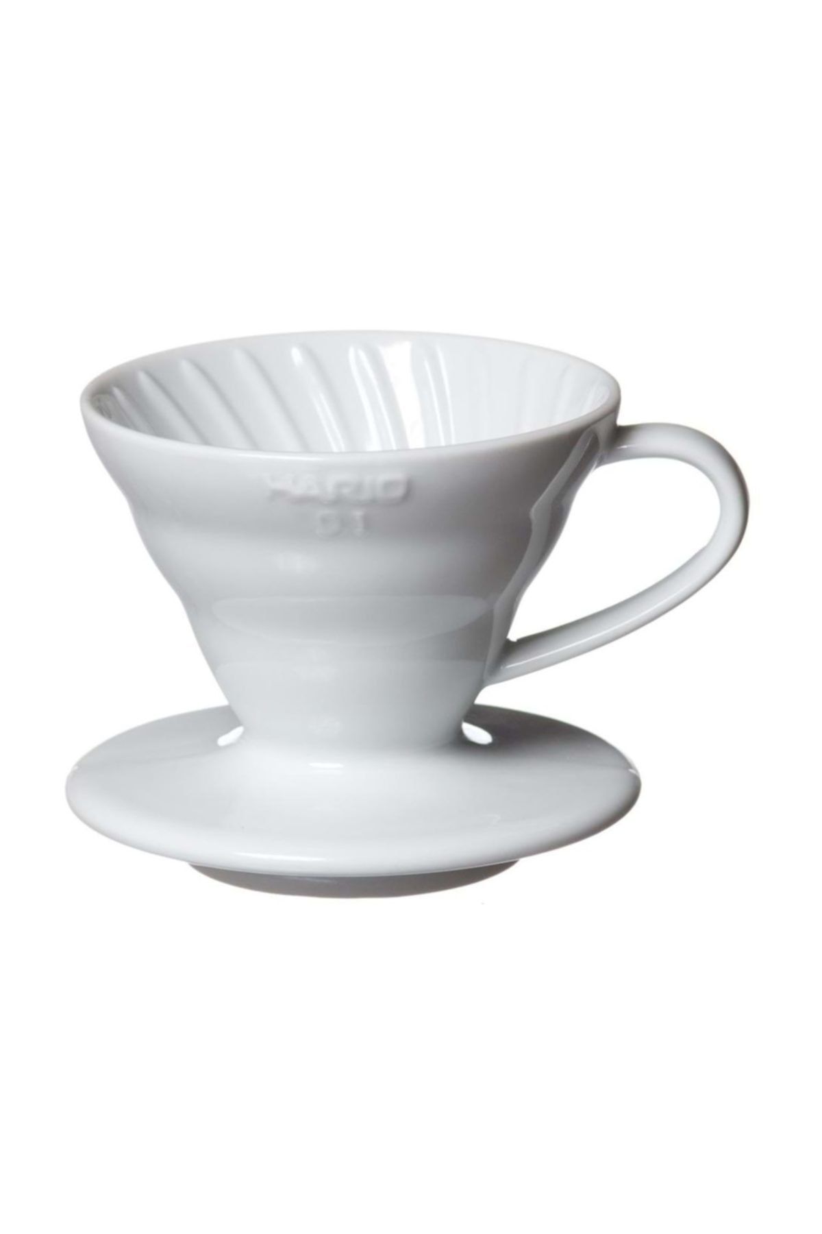 Hario V60 01 Dripper - Beyaz Seramik