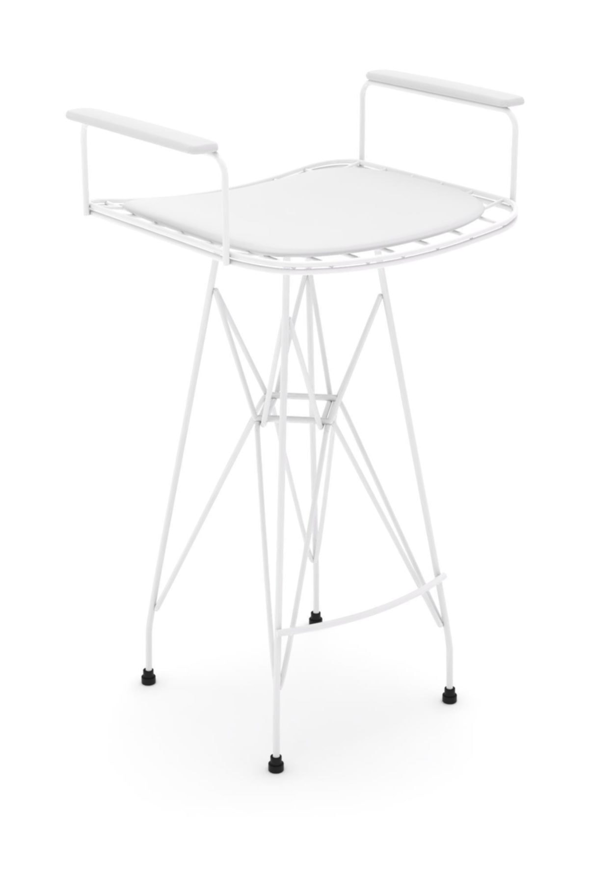 Kenzlife Knsz kafes tel bar taburesi 1 li artis byzbyz kolçaklı ofis cafe bahçe mutfak