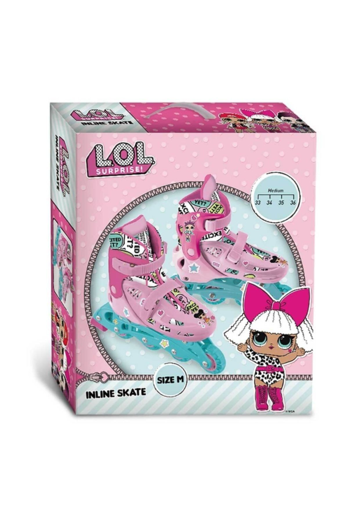 nubutik s kiz cocuk pembe lol bebek baskili inline 4 teker paten fiyati yorumlari trendyol