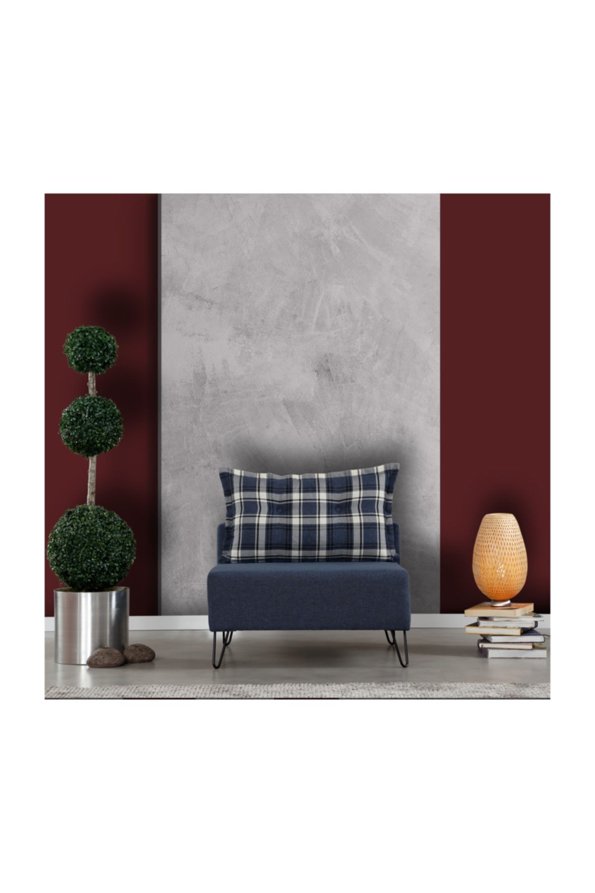 PASİFİC HOME Roha Tekli Koltuk Lacivert