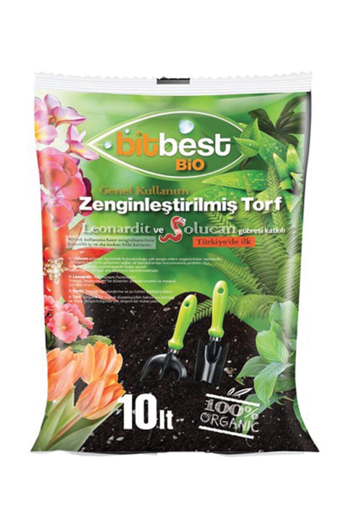 BİTBEST Solucan Gübreli Bitki Ve Saksı Toprağı 10 Lt