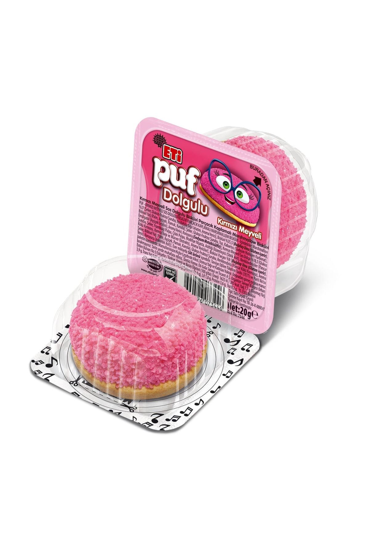 Eti Puf Karışık Meyve Dolgulu Marshmallow Bisküvi 20 G