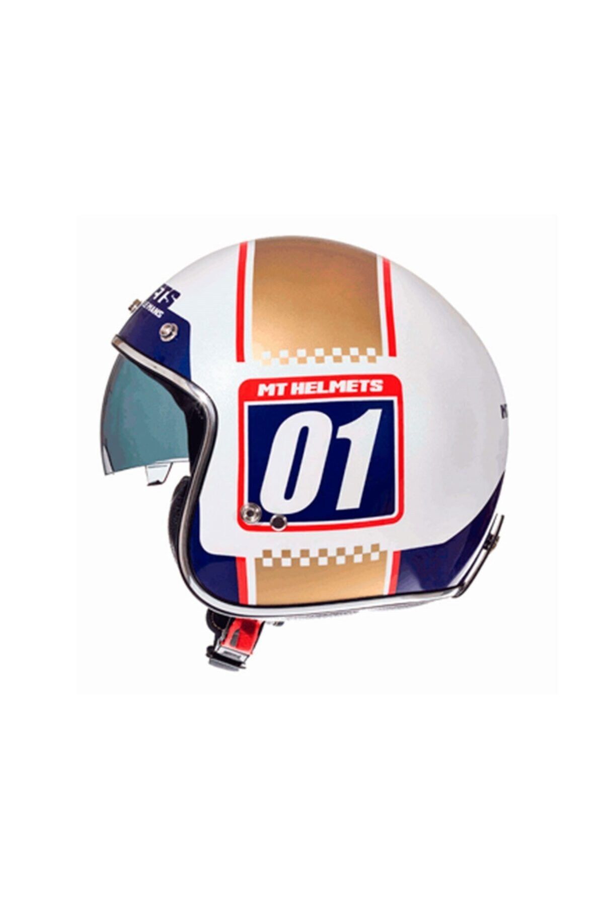MT Le Mans Sv Number Plate Gloss Açık Motosıklet Kaskı 10223860