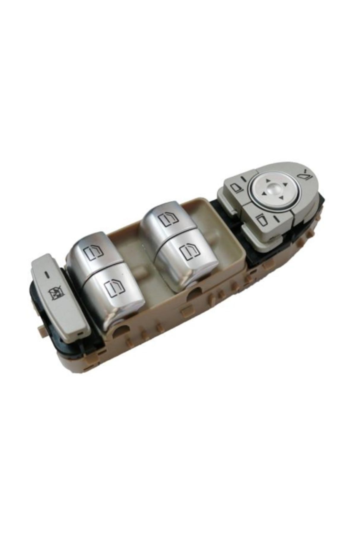 parçazamanı Mercedes W205 Kasa C220 2014-2019 Sol Ön Cam Anahtarı Bej