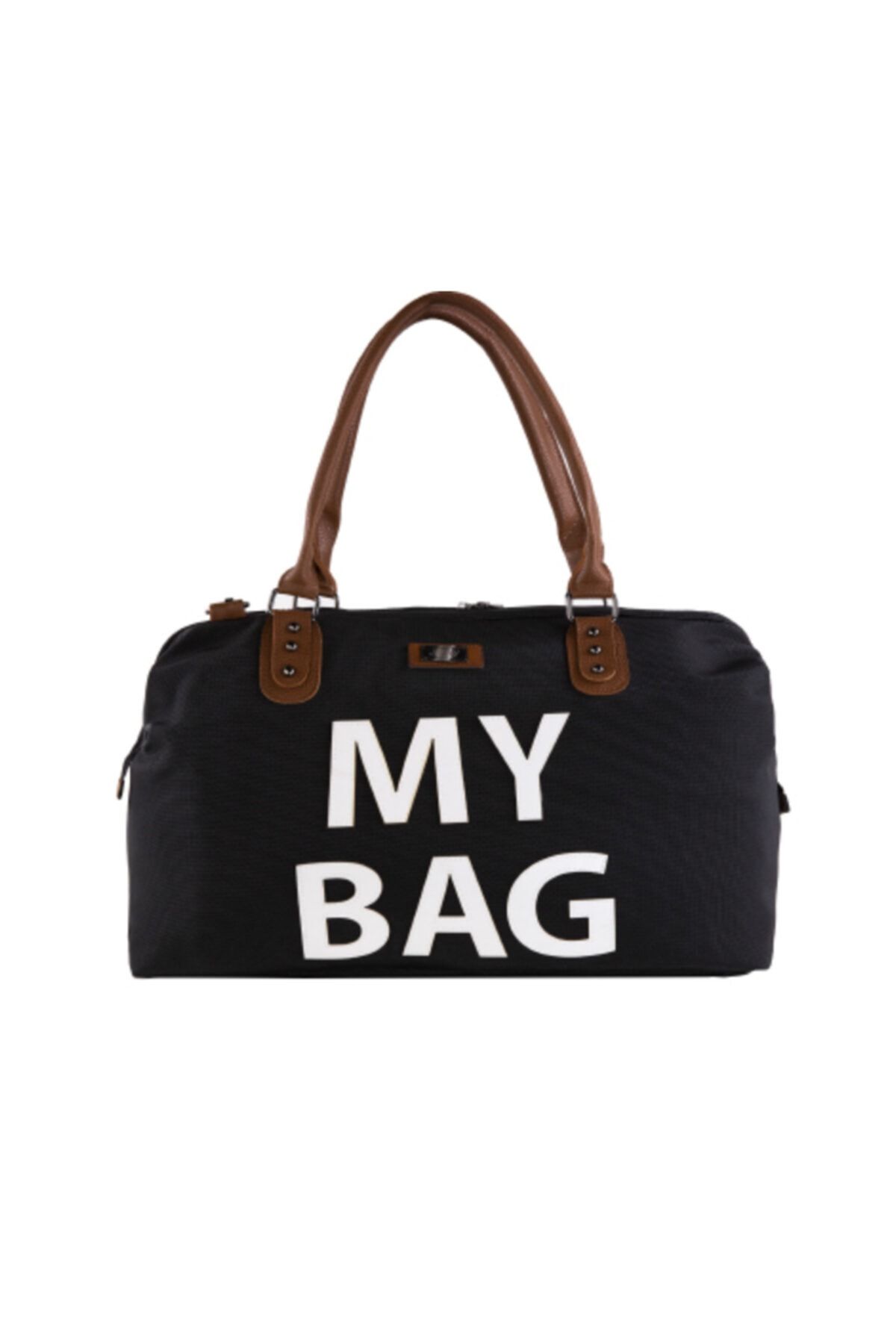 MY Collection 7070 My Bag Deri Anne Bebek Çantası Siyah