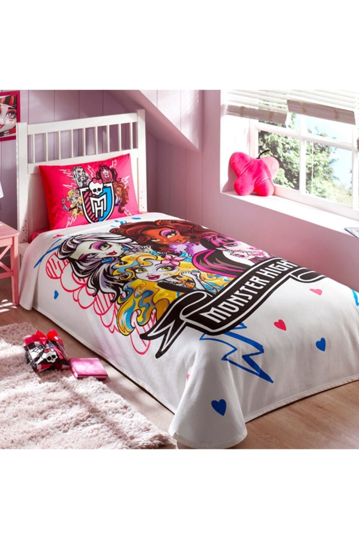Taç Tek Kişilik Monster High Pamuk Pike Takımı 60093780 60093780