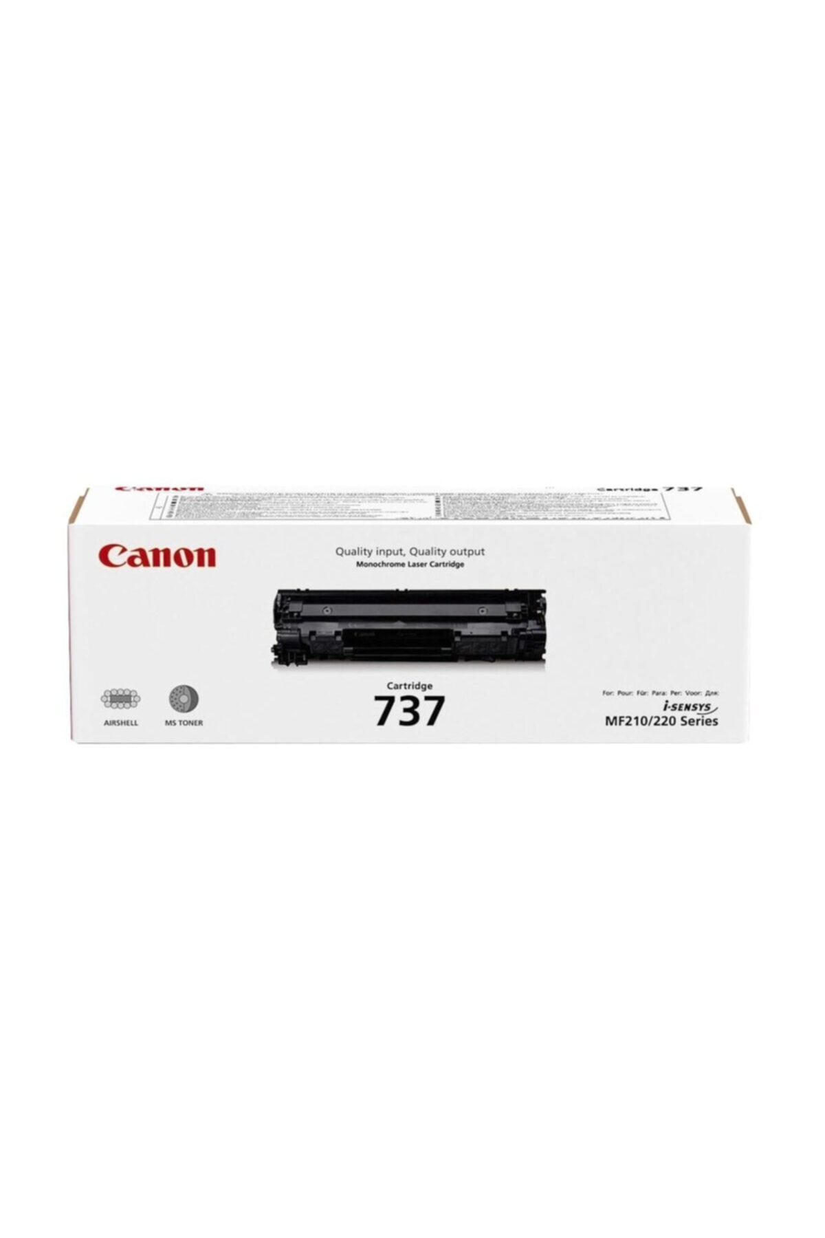 Canon Crg 737 2400 Sayfa Kapasiteli Siyah Toner