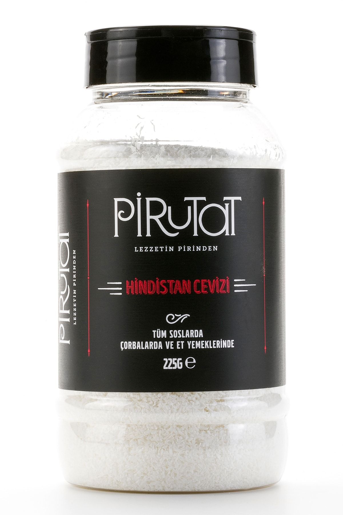 pirutat Hindistan Cevizi 225 G Flip Top Kapak