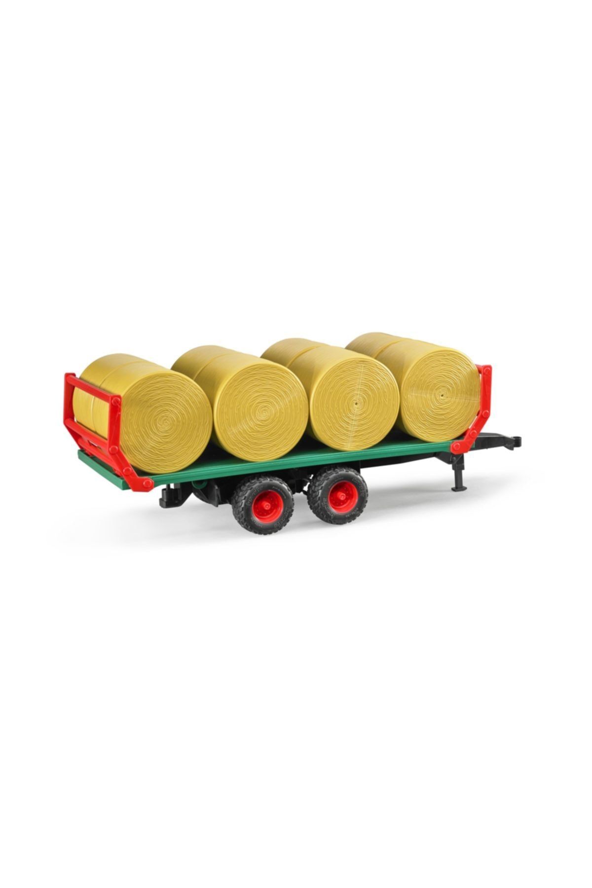 Bruder 8 Yuvarlak Saman Balyalı Nakliye Römorku BR02220