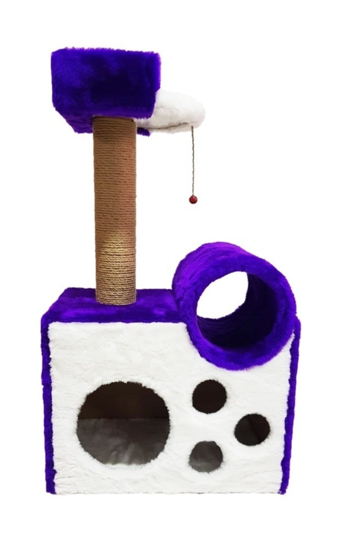 Cathause Kedi Tırmalama Platformlu S11 Mor 90Cm