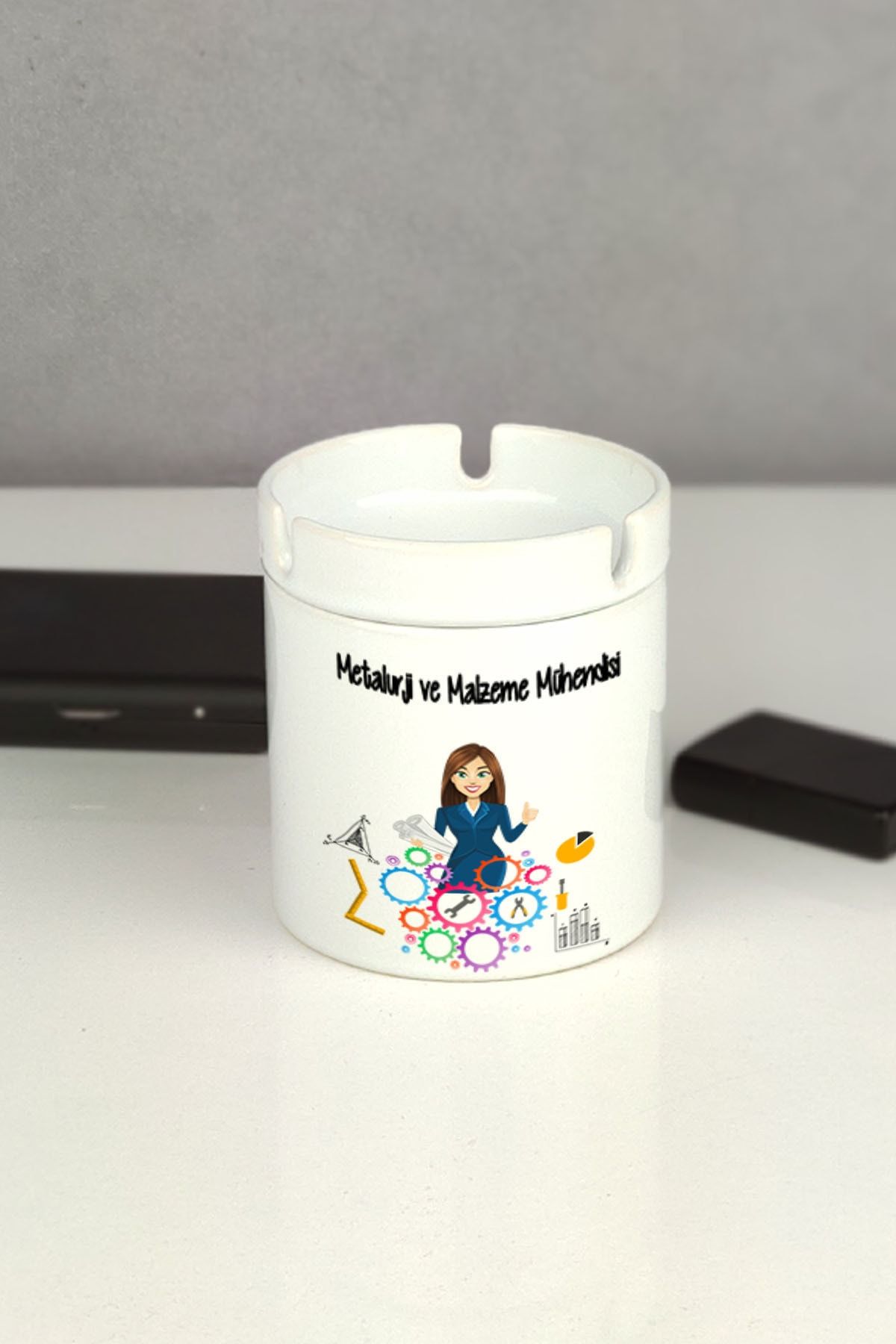 Hediyelen Metalurji ve Malzeme Mühendisi Kokusuz Küllük