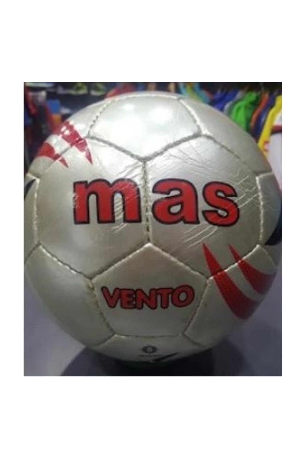 VENTO Mas 5 Numara Antrenman Futbol Topu Gri Kırmızı