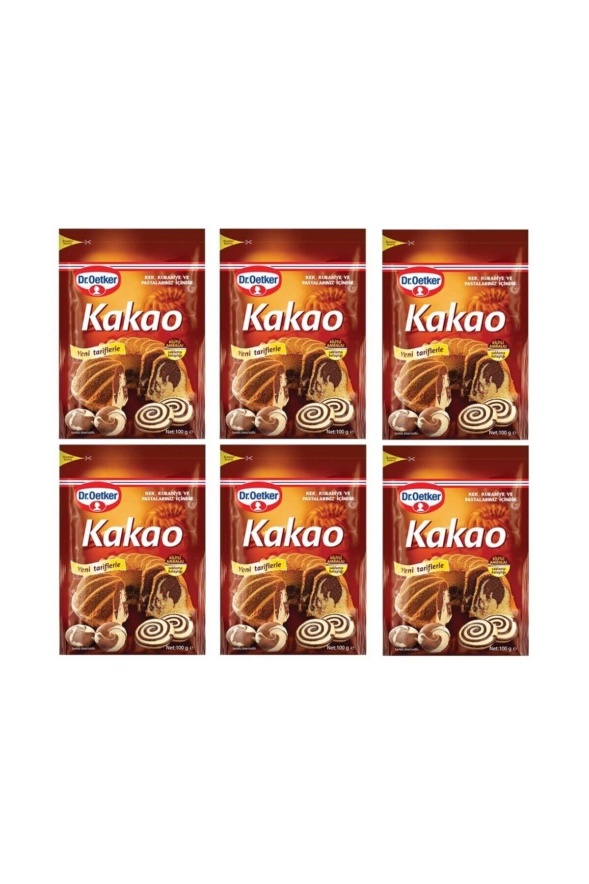 Dr. Oetker Dr Oetker Toz Kakao 100 Gram 6 Adet Skt 2021