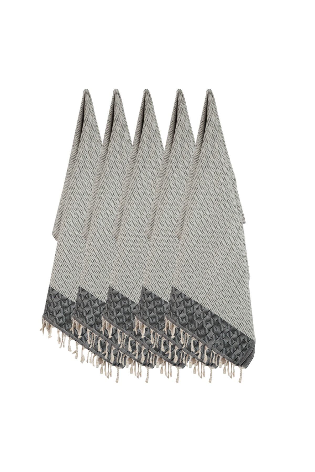 Wellstil Nefes Peştamal 5'li Set Siyah