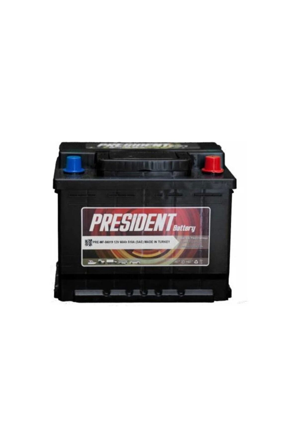 TURBO President Akü 12v 60ah Petlas Üretim Ve Garantisiyle