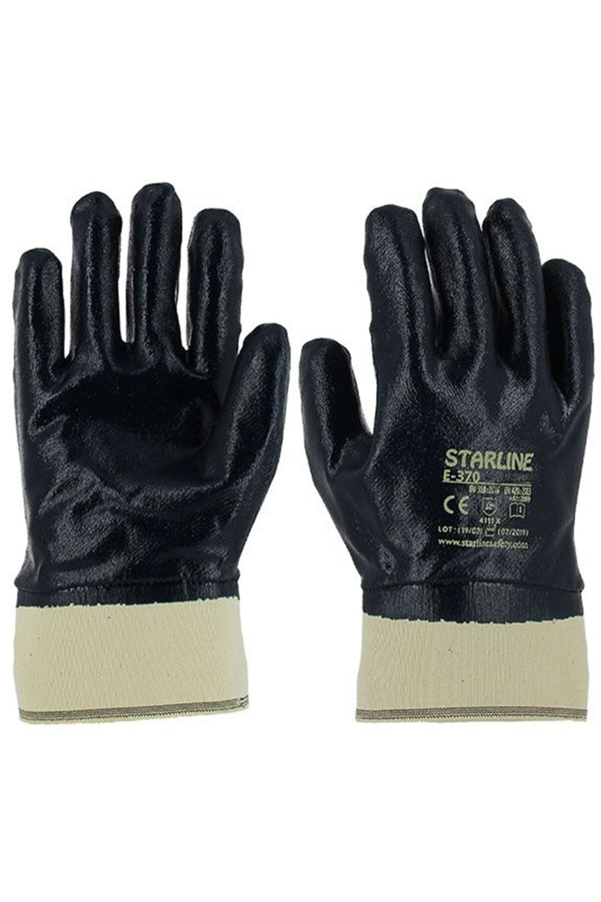 Starline E-370 Tam Kaplı Petrolcü Iş Eldiveni 10/l